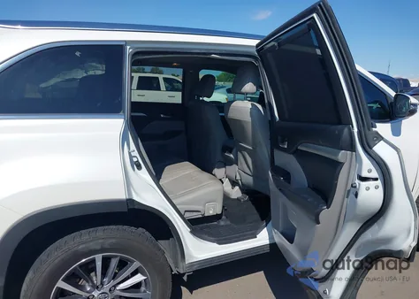 2018 Toyota Highlander Se/Xle z USA, uszkodzony, nr VIN 5TDKZRFH9JS531633
